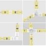 24Pack 10mm 5050RGB LED Strip Connectors (4 Shapes) Image 2