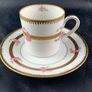 Antique Pink Rose Garland Demitasse Cup and Saucer Image 3