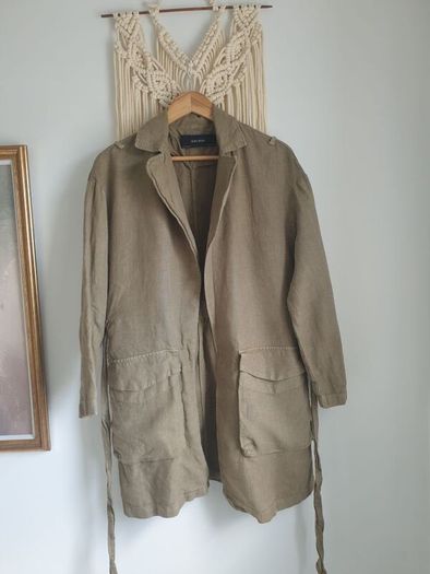 Zara Linen Jacket Size Medium