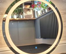 LED Bathroom Mirror Dual LED 70cm
