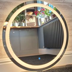 LED Bathroom Mirror Dual LED 70cm