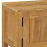 TV Cabinet 120x32x45 cm Solid Teak Wood Image 7