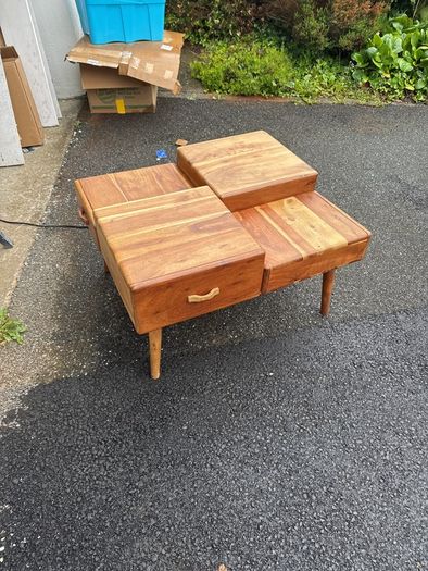 hardwood coffee table