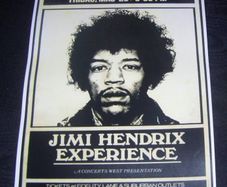 Jimi Hendrix Seattle Center Coliseum 1969 Repro Concert Poster