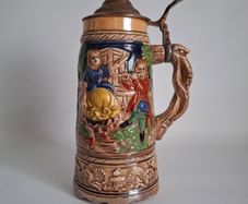 Vintage Mid Century Musical Beer Stein