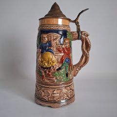 Vintage Mid Century Musical Beer Stein