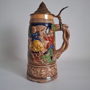 Vintage Mid Century Musical Beer Stein