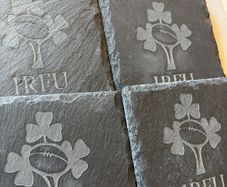Irfu slate coasters