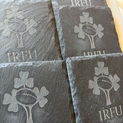 Irfu slate coasters