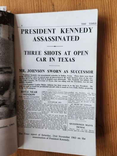 2 x Assassination. The Day The World Stood Still.by John Cottrell. 1964 Paperback In Only Fair Condition.  See Photos For Same. The second book is PROFILES IN COURAGE 1963 EDITION PAPERBACK IN GOOD CONDITION.