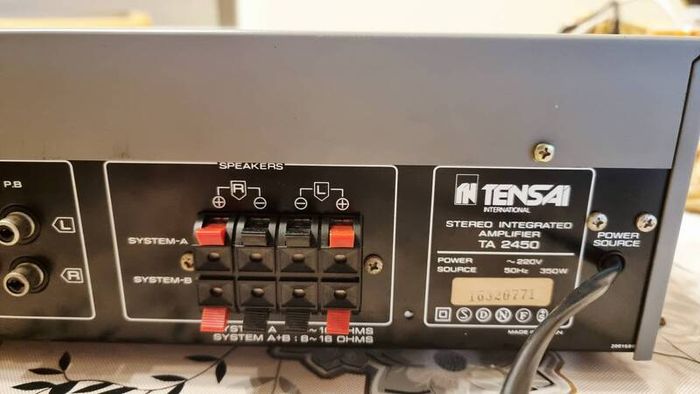 From 1987 Tensai TA-2450 (Akai), working good.