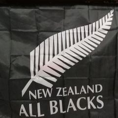 New Zealand All Blacks flag 5ft x 3ft.