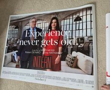 The Intern original cinema movie poster