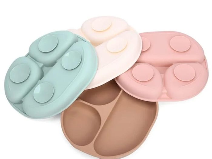 Silicone baby weaning set