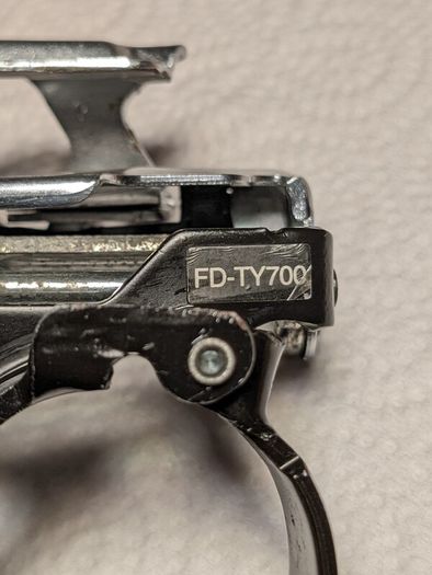 Shimano Tourney 3x7/8-speed front derailleur