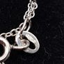 9ct white gold treble clef pendant necklace Image 5
