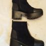 T.Taccardi Navy Platform Ankle Boots - UK 7 Image 2