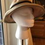 Vintage Gold Hat with beige/brown bands Image 6
