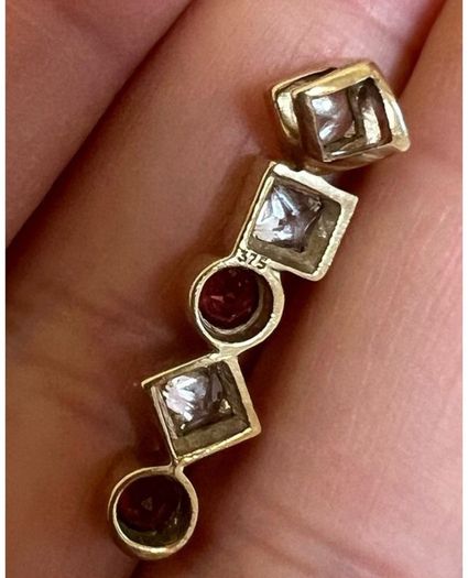 9ct gold & Gemstones pendant
