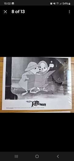 Walt Disney  Classic THE RESCUERS  pres kit