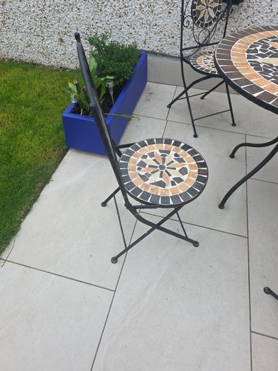mosaic garden table