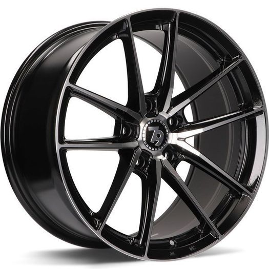 18" Ispiri FFR1 Type Black Alloy Wheels Audi Seat Skoda Mercedes Lamborghini Acura Bmw Tesla Vw Vauxhall Opel 5x112 / 5x120