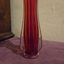 Mid Century Glass Swung Vase Image 5
