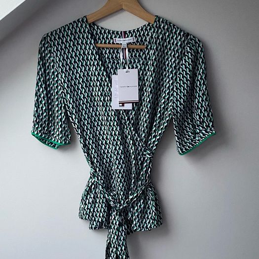 BNWT Tommy Hilfiger Wrap Blouse RRP120