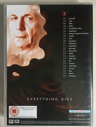 The X-Files - Season 4 (1996-1997) [DVD TV Boxset]