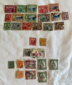 Caribbean, Jamaica and Barbados stamps from 1921 until 1944