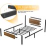 Single Bed Frames with Wood Headboard Image 3