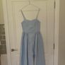 SheinElegant Women's Spaghetti Strap Long Puff Dress size XS baby blue Image 4
