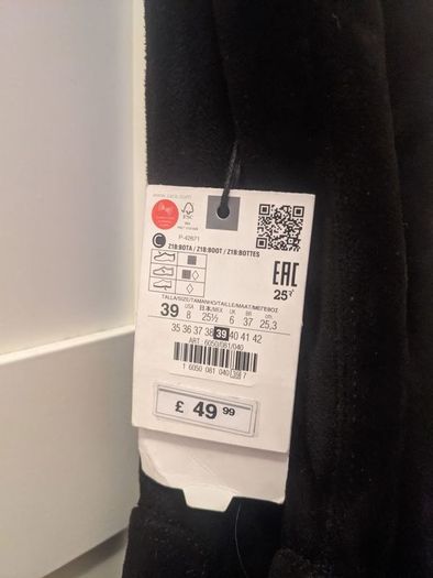 Zara long shoes brand new