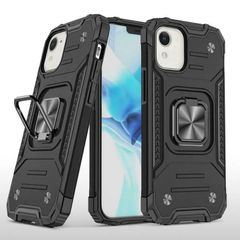 Stand Black Armour ShockProof Case for iPhone XR Hybrid Back Cover