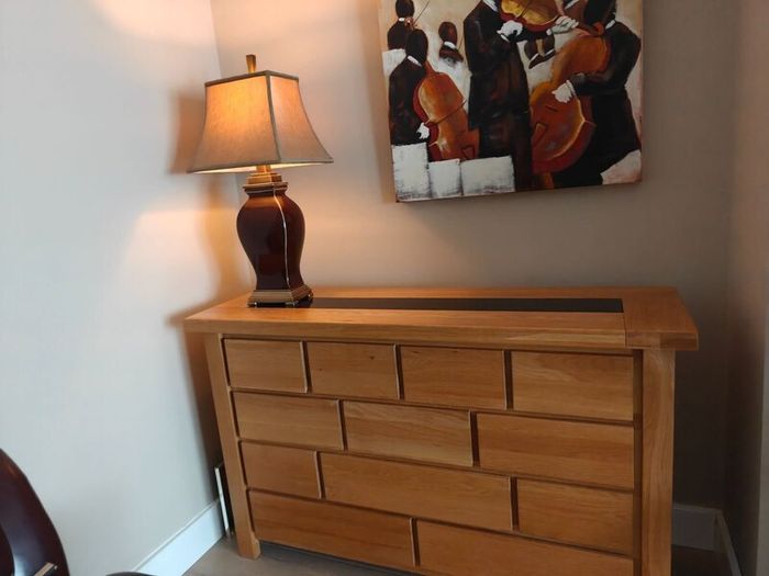 Sideboard and Corner TV unit.
