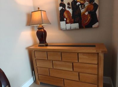 Sideboard and Corner TV unit.