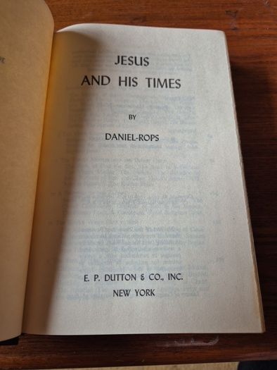 Vintage Jesus and His Times. Daniel-Rops. Religious. 1950s