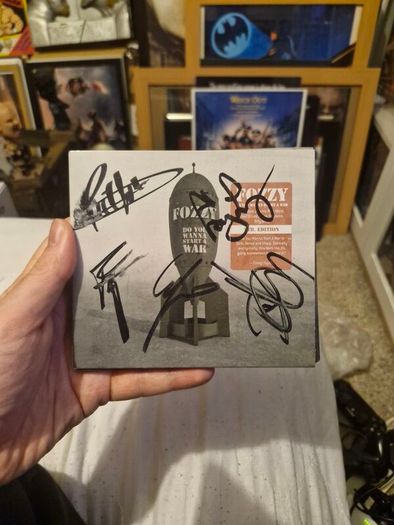 Chris Jericho Fully Signed Fozzy CD