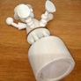 Wooden toy. Movable Puppet Figure. Clown Image 8