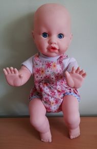 Crawling baby doll