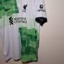 Liverpool Asian shirt size large ptp 22" green/white 30" long in excellent condition Image 4
