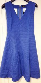 Oasis Occasion Royal Blue Skater Dress S16