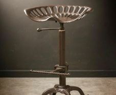NEW Cast Iron Tractor Style Kitchen Bar Stool Vintage Style