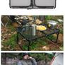 Blackdeer Outdoor Furniture Portable Table Camping Portable Folding Iron Tables Picnic Ultra Light Folding Garden Desk Image 5