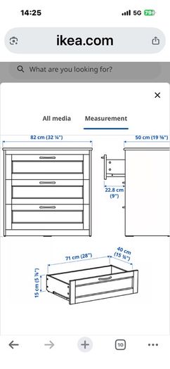 2 Ikea Chest of Drawers