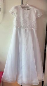 Paul Costelloe communion dress & Next cardigan