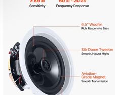 Ceiling speakers from Vevor 4 piece
