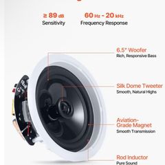 Ceiling speakers from Vevor 4 piece