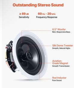 Ceiling speakers from Vevor 4 piece