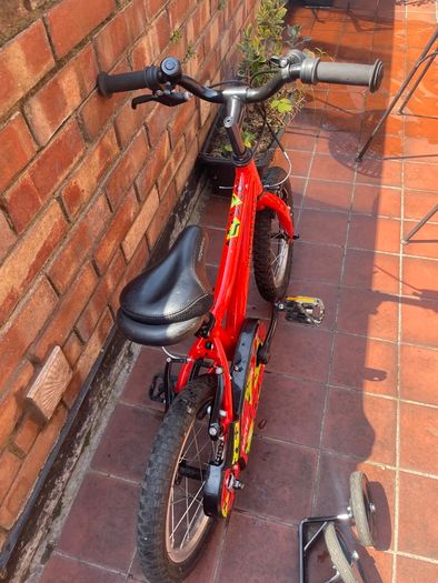 14 inch red bike